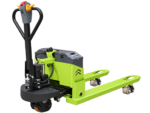 Economical fully electric pallet jack with small wheels